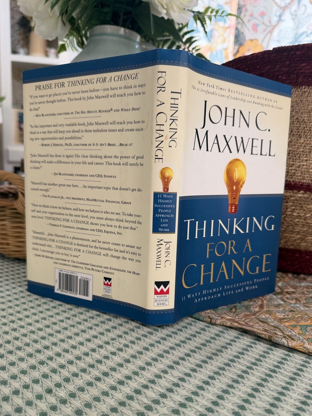 John C. Maxwell "Thinking for a Change" Hardcover - Christianity Book